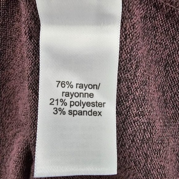 Maurices Light Rose/Black Cut Out Mock Neck Long Sleeve Knit Swtr Top Womens Med - Picture 5 of 5